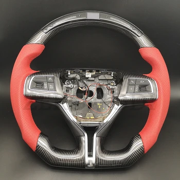 Светодиодное Рулевое колесо из Углеродного Волокна, Совместимое с Maserati Ghibli Levante Quattroporte Gran Turismo GranCabrio